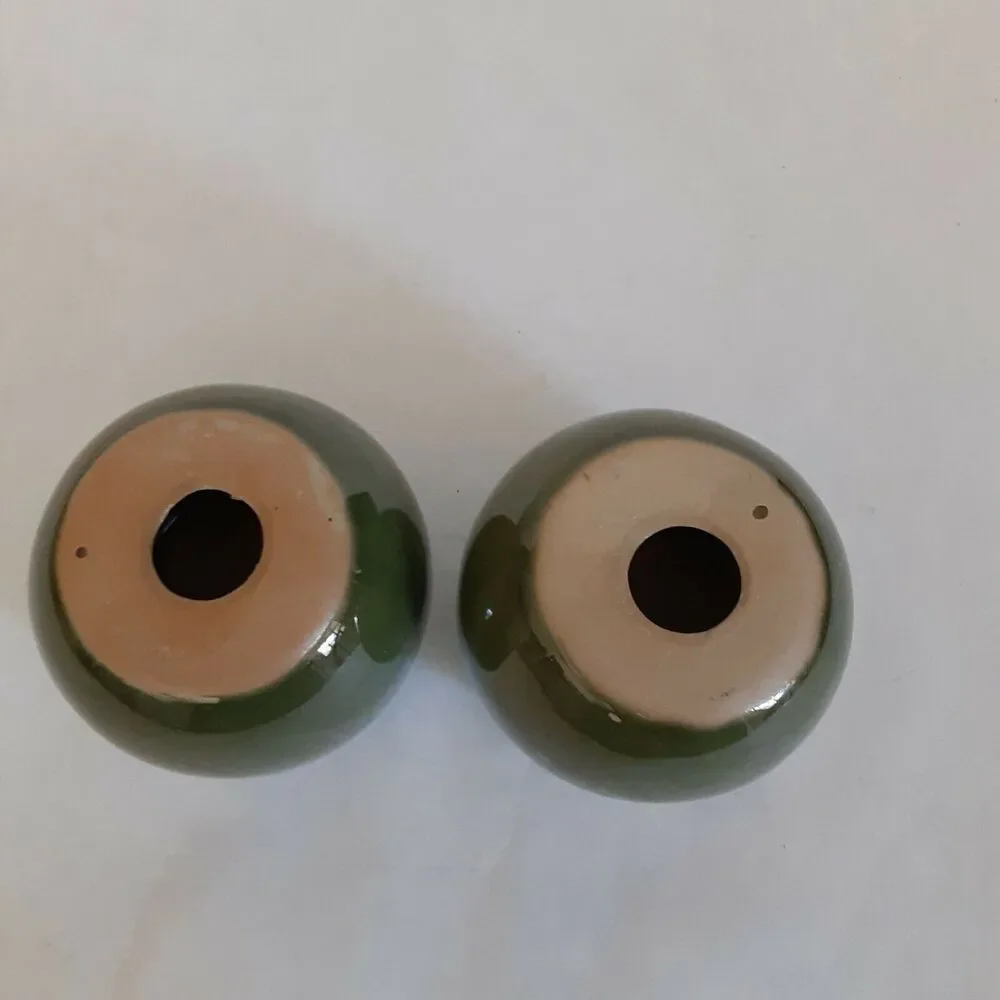 Stoneware Candle Holders Ombre 2pc Minimalist, Eclectic, Masculine